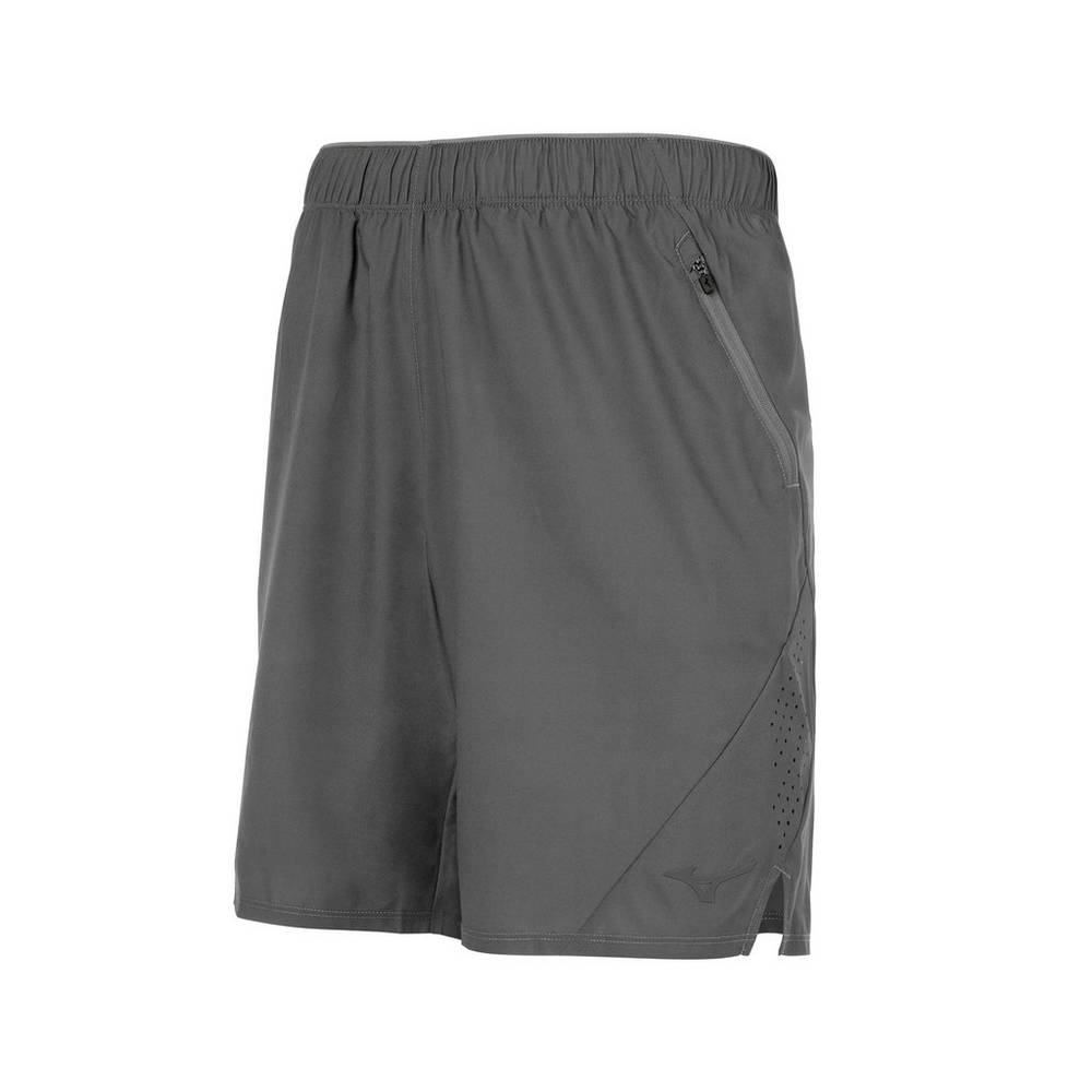 Mens Mizuno Alpha 9" Shorts Grey Philippines (YRZBTI815)